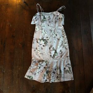 Floral mid length dress